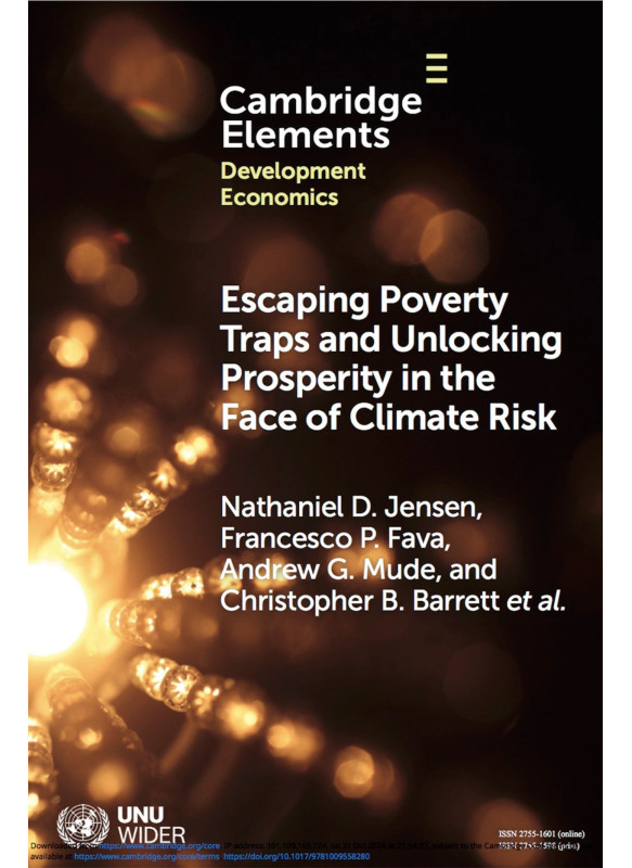 ESCAPING POVERTY TRAPS AND UNLOCKING PROSPERITY IN THE FACE OF CLIMATE RISK